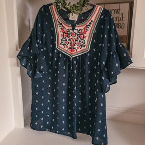 Bell Sleeve Top